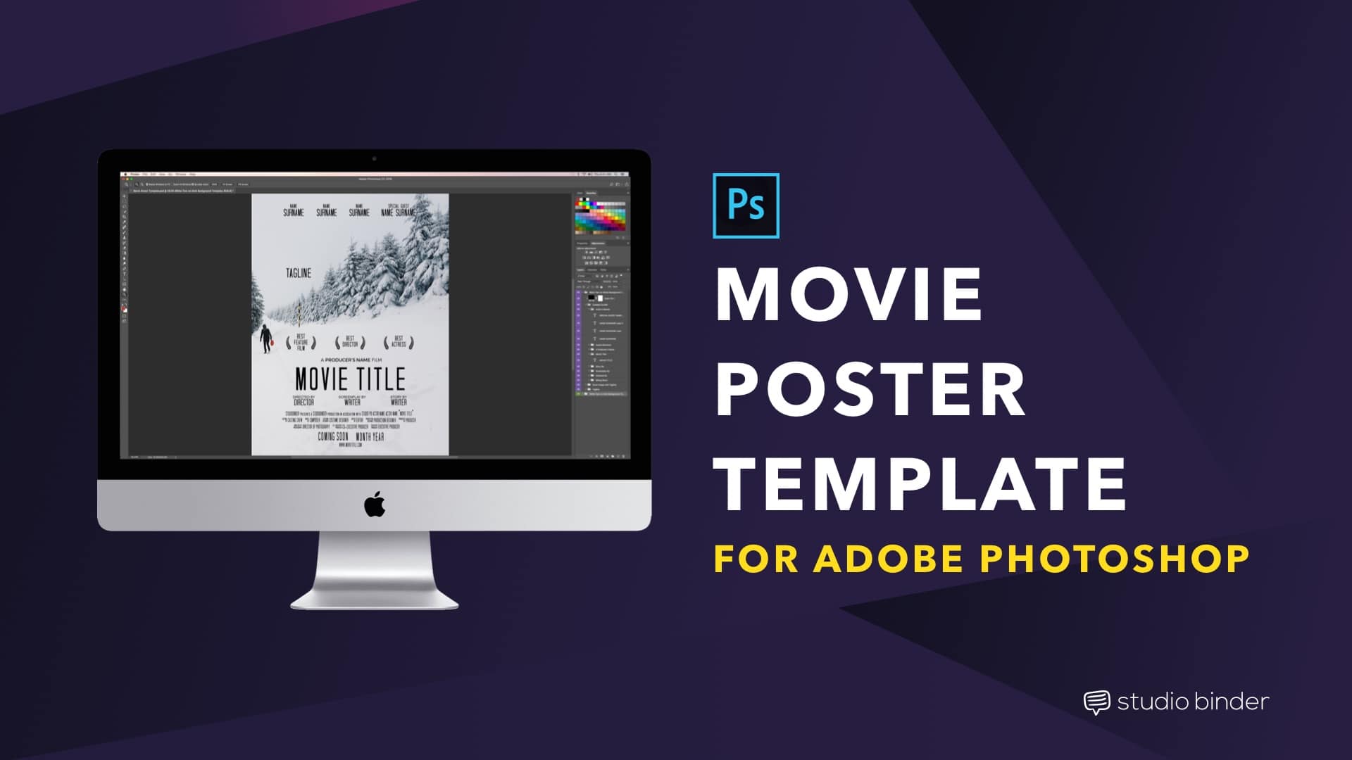 Movie Poster Template Free Download - Social Image - StudioBinder