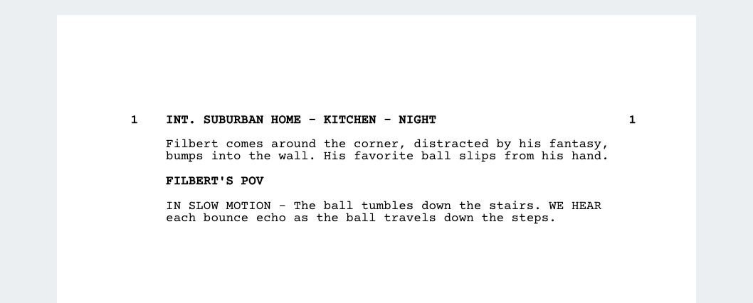 how to write a camera shot in a screenplay - studiobinder screenwriting software
